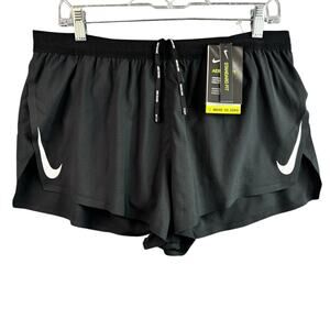 Nike Aeroswift Dri Fit Adv 2 Mens Large Running Shorts Black CJ7837-010